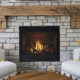 Heat & Glo SlimLine 9 - Direct Vent Gas Fireplace w/ IFT | Wood Heat