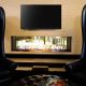 Flare See-Through Luxury Gas Fireplace 100