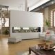 Flare See Through Luxury Gas Fireplace 80