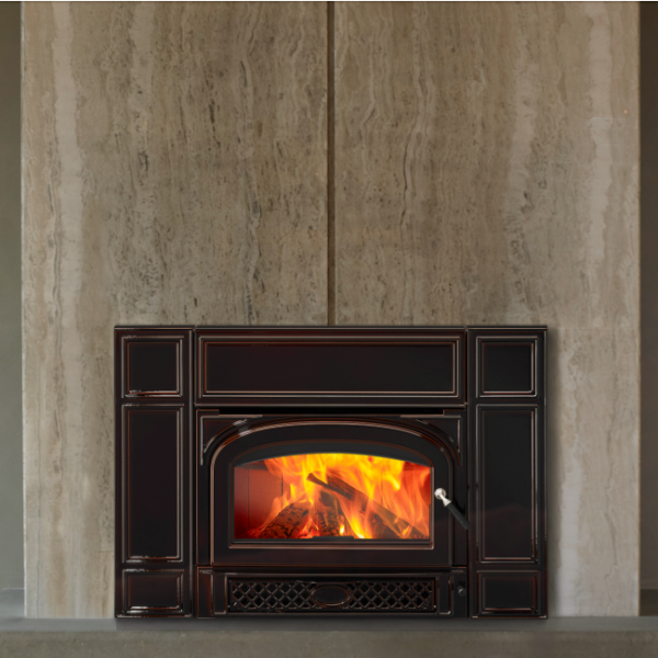 VERMONT CASTINGS 鋳鉄製　エボニー色 カラーサンプルプレート Vermont Castings Gifford Insert - Small Wood Fireplace Insert