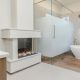 Flare Right Corner Luxury Gas Fireplace 45