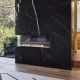 Flare Left Corner Luxury Gas Fireplace 60