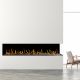 Flare Right Corner Luxury Gas Fireplace 80