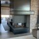 Flare Room-Definer Luxury Gas Fireplace 60