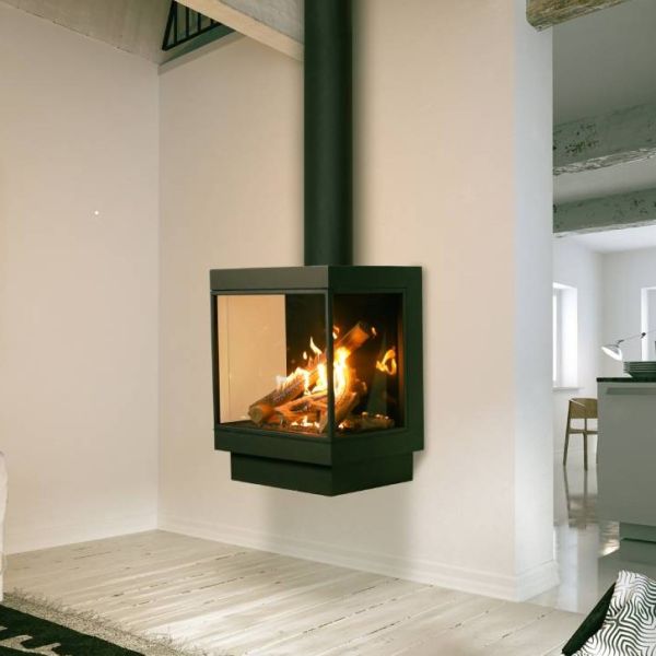 Ortal Stand Alone 25H Wilderness - Three-Sided Gas Fireplace