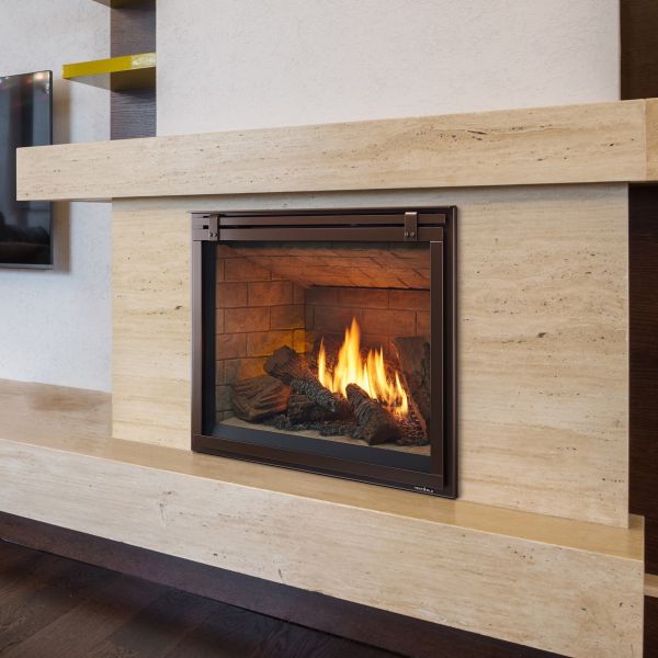 Heat & Glo 6KL - Direct Vent Gas Fireplace | Wood Heat