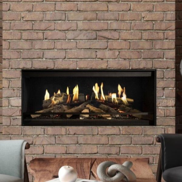 NetZero E-One 100F Gen 2 - Electric Holographic Fireplace | Wood Heat