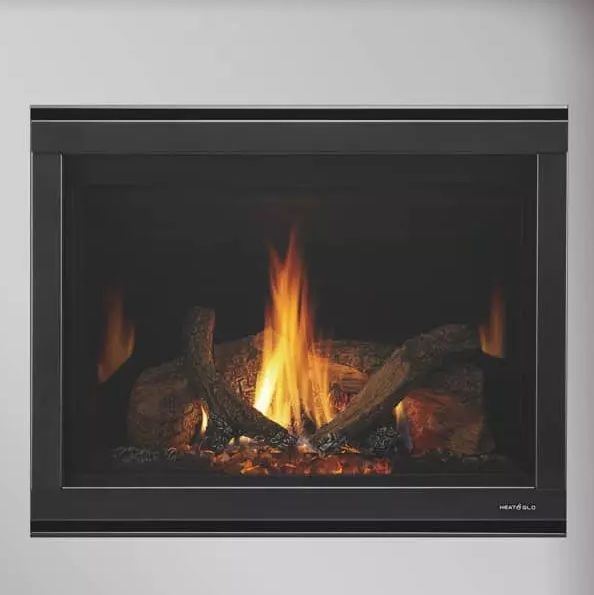 Heat & Glo SlimLine 3X - Shallow Gas Fireplace | Wood Heat