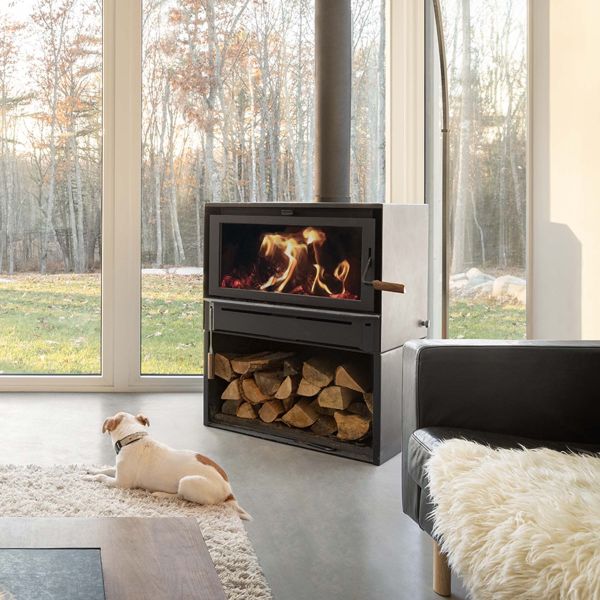 RAJAS サーモファイヤープロ Blaze King Boxer 24 - Contemporary Wood Stove | Wood Heat