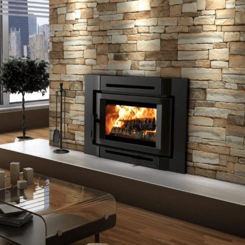 Enerzone Destination 2.3 Wood Insert - Wood Fireplace Insert