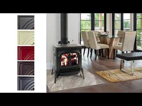 Vermont Castings Intrepid FlexBurn - Cast Iron Wood Stove | Wood Heat