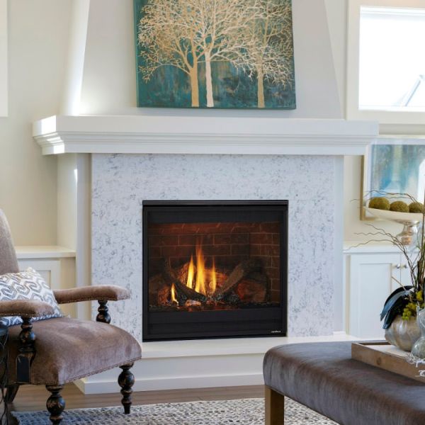 Heat & Glo SlimLine 7X - Shallow Gas Fireplace | Wood Heat
