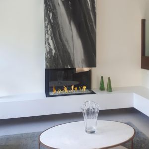 Flare Double Corner Luxury Gas Fireplace 45